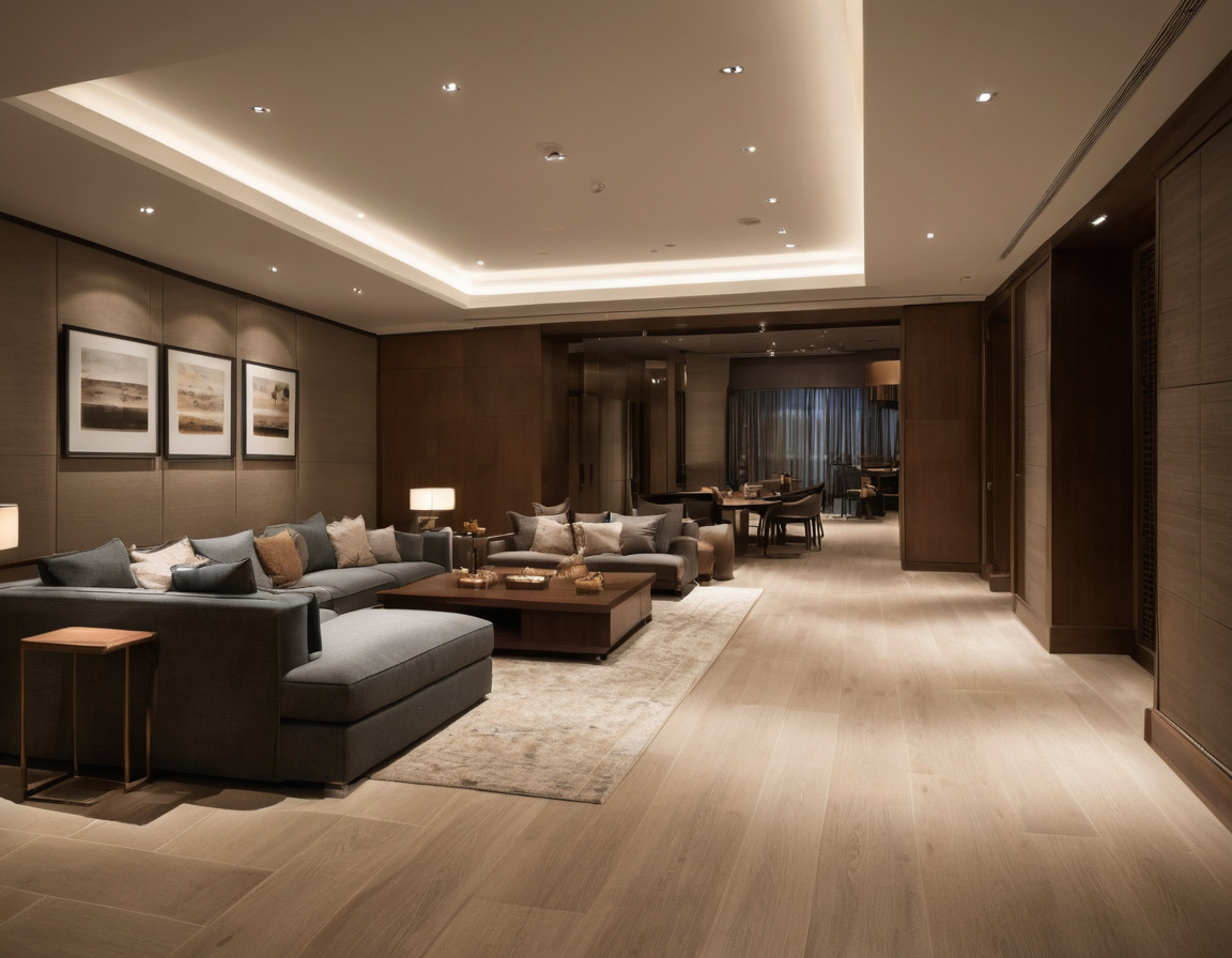 Changes, defects, and handover records must close the Riyadh interior design scope shown in a luxury residential interior